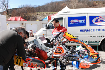 07/03/2010 : 1ère manche du Championnat du Sud 2010 à Lavelanet (photos Antoine Camblor) 2010 — karting