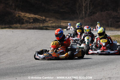 07/03/2010 : 1ère manche du Championnat du Sud 2010 à Lavelanet (photos Antoine Camblor) 2010 — karting