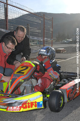 07/03/2010 : 1ère manche du Championnat du Sud 2010 à Lavelanet (photos Antoine Camblor) 2010 — karting