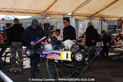 07/03/2010 : 1ère manche du Championnat du Sud 2010 à Lavelanet (photos Antoine Camblor) 2010 — karting