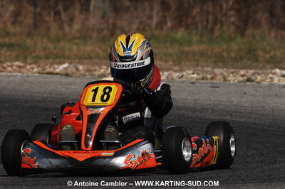 07/03/2010 : 1ère manche du Championnat du Sud 2010 à Lavelanet (photos Antoine Camblor) 2010 — karting