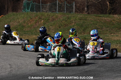07/03/2010 : 1ère manche du Championnat du Sud 2010 à Lavelanet (photos Antoine Camblor) 2010 — karting