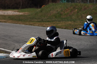 07/03/2010 : 1ère manche du Championnat du Sud 2010 à Lavelanet (photos Antoine Camblor) 2010 — karting