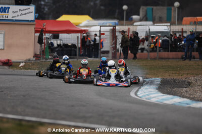 07/03/2010 : 1ère manche du Championnat du Sud 2010 à Lavelanet (photos Antoine Camblor) 2010 — karting