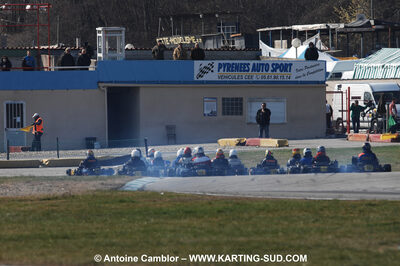 07/03/2010 : 1ère manche du Championnat du Sud 2010 à Lavelanet (photos Antoine Camblor) 2010 — karting
