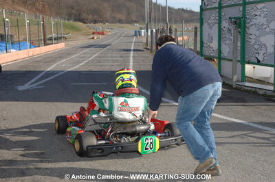 07/03/2010 : 1ère manche du Championnat du Sud 2010 à Lavelanet (photos Antoine Camblor) 2010 — karting