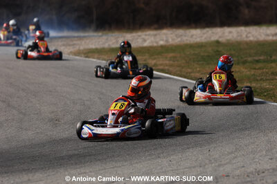 07/03/2010 : 1ère manche du Championnat du Sud 2010 à Lavelanet (photos Antoine Camblor) 2010 — karting