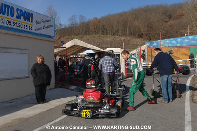 07/03/2010 : 1ère manche du Championnat du Sud 2010 à Lavelanet (photos Antoine Camblor) 2010 — karting