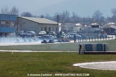 07/03/2010 : 1ère manche du Championnat du Sud 2010 à Lavelanet (photos Antoine Camblor) 2010 — karting