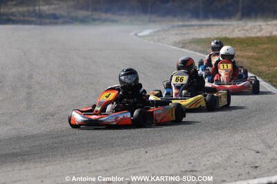07/03/2010 : 1ère manche du Championnat du Sud 2010 à Lavelanet (photos Antoine Camblor) 2010 — karting