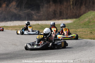 07/03/2010 : 1ère manche du Championnat du Sud 2010 à Lavelanet (photos Antoine Camblor) 2010 — karting