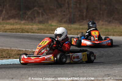 07/03/2010 : 1ère manche du Championnat du Sud 2010 à Lavelanet (photos Antoine Camblor) 2010 — karting