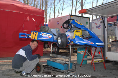 07/03/2010 : 1ère manche du Championnat du Sud 2010 à Lavelanet (photos Antoine Camblor) 2010 — karting