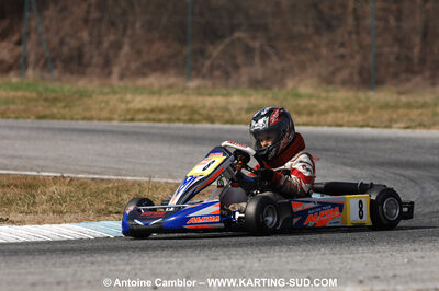 07/03/2010 : 1ère manche du Championnat du Sud 2010 à Lavelanet (photos Antoine Camblor) 2010 — karting