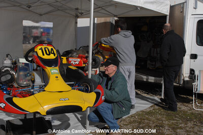 07/03/2010 : 1ère manche du Championnat du Sud 2010 à Lavelanet (photos Antoine Camblor) 2010 — karting