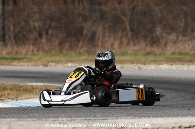 07/03/2010 : 1ère manche du Championnat du Sud 2010 à Lavelanet (photos Antoine Camblor) 2010 — karting