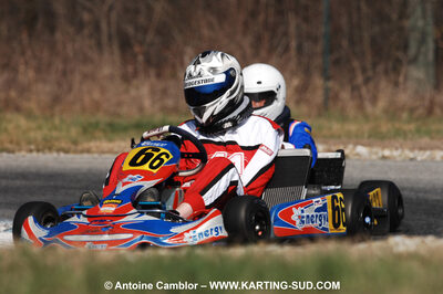 07/03/2010 : 1ère manche du Championnat du Sud 2010 à Lavelanet (photos Antoine Camblor) 2010 — karting