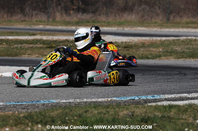 07/03/2010 : 1ère manche du Championnat du Sud 2010 à Lavelanet (photos Antoine Camblor) 2010 — karting