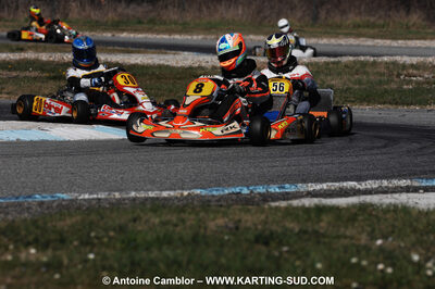 07/03/2010 : 1ère manche du Championnat du Sud 2010 à Lavelanet (photos Antoine Camblor) 2010 — karting