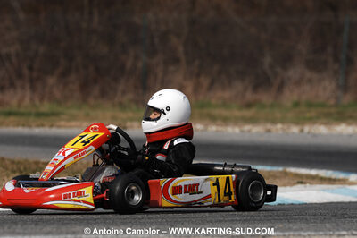 07/03/2010 : 1ère manche du Championnat du Sud 2010 à Lavelanet (photos Antoine Camblor) 2010 — karting