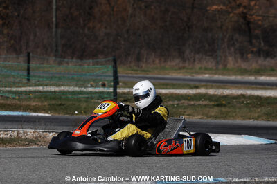 07/03/2010 : 1ère manche du Championnat du Sud 2010 à Lavelanet (photos Antoine Camblor) 2010 — karting