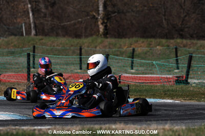 07/03/2010 : 1ère manche du Championnat du Sud 2010 à Lavelanet (photos Antoine Camblor) 2010 — karting