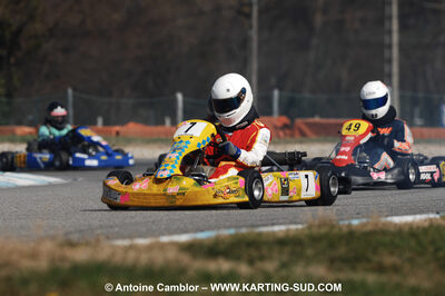 07/03/2010 : 1ère manche du Championnat du Sud 2010 à Lavelanet (photos Antoine Camblor) 2010 — karting