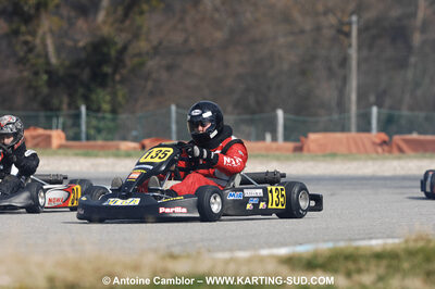 07/03/2010 : 1ère manche du Championnat du Sud 2010 à Lavelanet (photos Antoine Camblor) 2010 — karting
