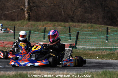 07/03/2010 : 1ère manche du Championnat du Sud 2010 à Lavelanet (photos Antoine Camblor) 2010 — karting