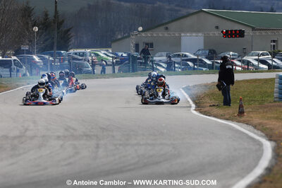 07/03/2010 : 1ère manche du Championnat du Sud 2010 à Lavelanet (photos Antoine Camblor) 2010 — karting