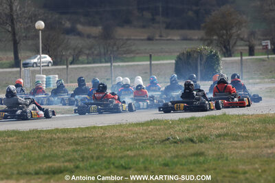 07/03/2010 : 1ère manche du Championnat du Sud 2010 à Lavelanet (photos Antoine Camblor) 2010 — karting