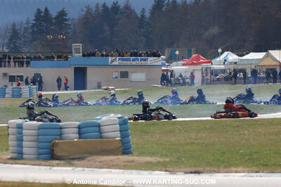 07/03/2010 : 1ère manche du Championnat du Sud 2010 à Lavelanet (photos Antoine Camblor) 2010 — karting