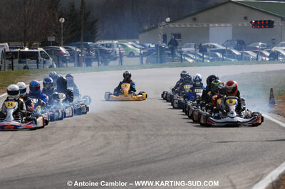 07/03/2010 : 1ère manche du Championnat du Sud 2010 à Lavelanet (photos Antoine Camblor) 2010 — karting