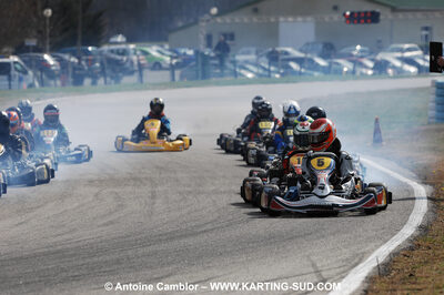 07/03/2010 : 1ère manche du Championnat du Sud 2010 à Lavelanet (photos Antoine Camblor) 2010 — karting