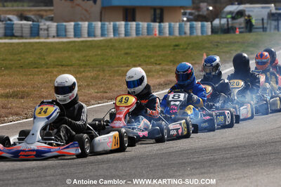 07/03/2010 : 1ère manche du Championnat du Sud 2010 à Lavelanet (photos Antoine Camblor) 2010 — karting