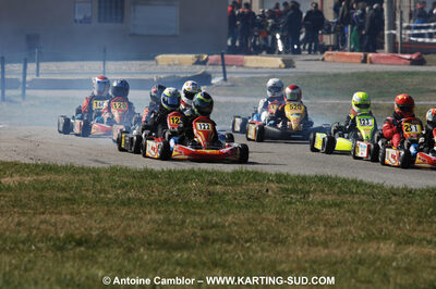 07/03/2010 : 1ère manche du Championnat du Sud 2010 à Lavelanet (photos Antoine Camblor) 2010 — karting