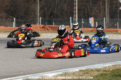 07/03/2010 : 1ère manche du Championnat du Sud 2010 à Lavelanet (photos Antoine Camblor) 2010 — karting
