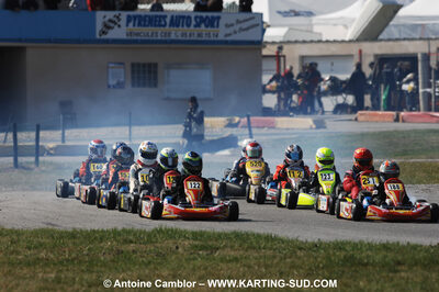 07/03/2010 : 1ère manche du Championnat du Sud 2010 à Lavelanet (photos Antoine Camblor) 2010 — karting