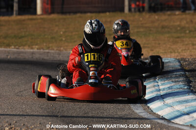 07/03/2010 : 1ère manche du Championnat du Sud 2010 à Lavelanet (photos Antoine Camblor) 2010 — karting