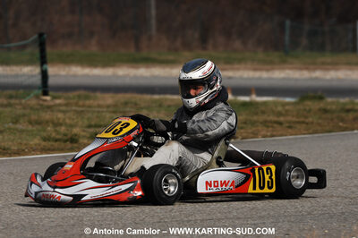 07/03/2010 : 1ère manche du Championnat du Sud 2010 à Lavelanet (photos Antoine Camblor) 2010 — karting