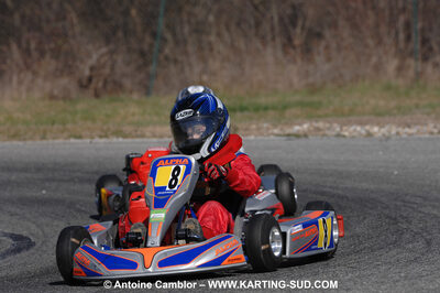 07/03/2010 : 1ère manche du Championnat du Sud 2010 à Lavelanet (photos Antoine Camblor) 2010 — karting