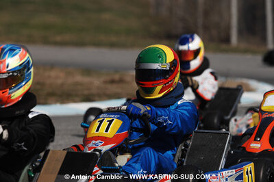07/03/2010 : 1ère manche du Championnat du Sud 2010 à Lavelanet (photos Antoine Camblor) 2010 — karting