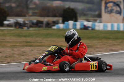 07/03/2010 : 1ère manche du Championnat du Sud 2010 à Lavelanet (photos Antoine Camblor) 2010 — karting