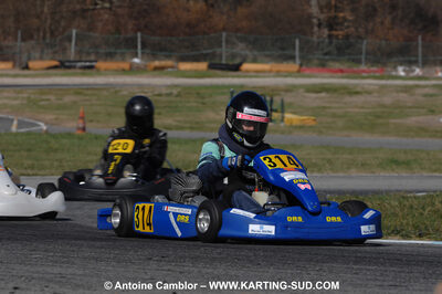07/03/2010 : 1ère manche du Championnat du Sud 2010 à Lavelanet (photos Antoine Camblor) 2010 — karting