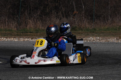 07/03/2010 : 1ère manche du Championnat du Sud 2010 à Lavelanet (photos Antoine Camblor) 2010 — karting
