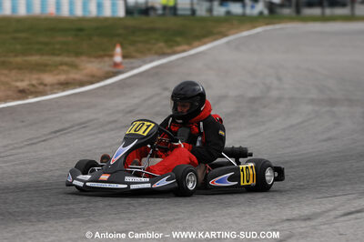 07/03/2010 : 1ère manche du Championnat du Sud 2010 à Lavelanet (photos Antoine Camblor) 2010 — karting