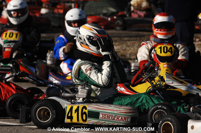 07/03/2010 : 1ère manche du Championnat du Sud 2010 à Lavelanet (photos Antoine Camblor) 2010 — karting