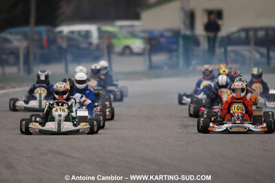 07/03/2010 : 1ère manche du Championnat du Sud 2010 à Lavelanet (photos Antoine Camblor) 2010 — karting