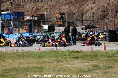 07/03/2010 : 1ère manche du Championnat du Sud 2010 à Lavelanet (photos Antoine Camblor) 2010 — karting