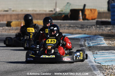 07/03/2010 : 1ère manche du Championnat du Sud 2010 à Lavelanet (photos Antoine Camblor) 2010 — karting